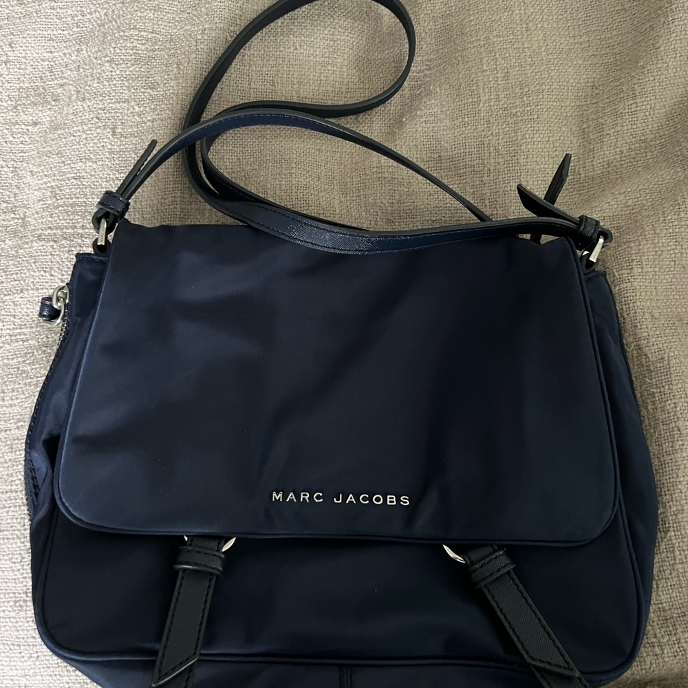 Marc Jacobs Nylon Crossbody Bag - Navy VGUC